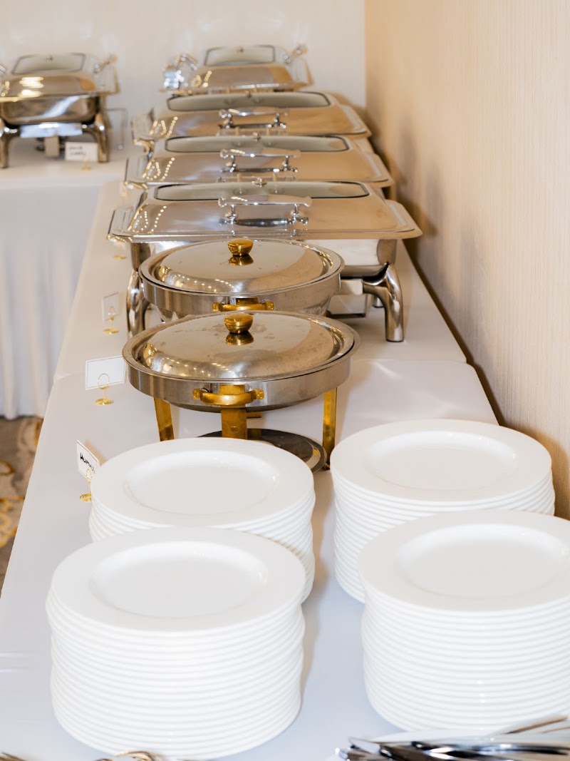 In-house catering buffet