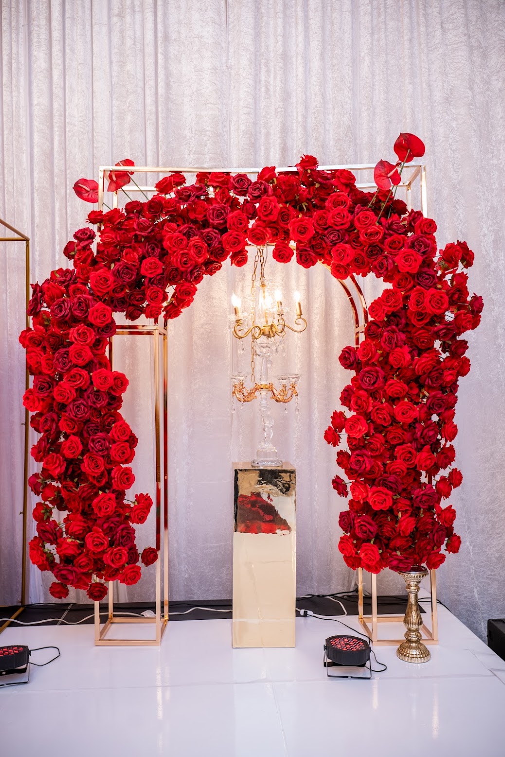 Floral arch styling